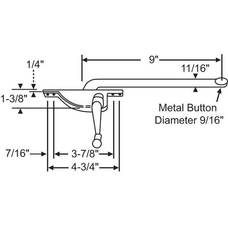 Strybuc Casement Operator Assembly 36-312